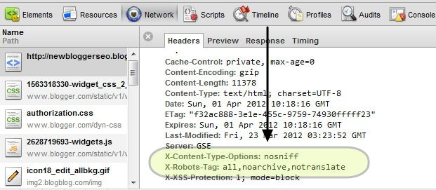 HTTP Header Robots Tag